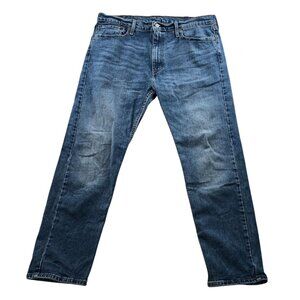 Levi's Mens Jeans Size 38x32 502 Slim Straight Classic Casual Blue Denim Pockets